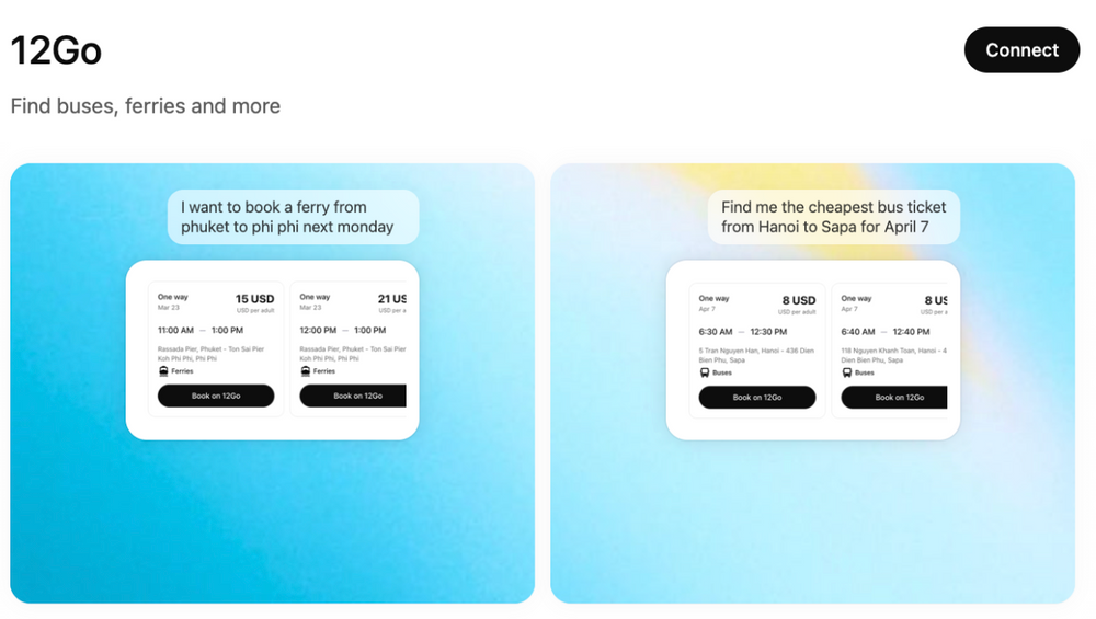 12Go ChatGPT App