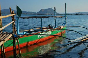 The Philippines – Boats near Taal volcano