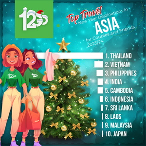 Top New Year destinations in Asia (duo)