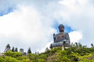 Tian Tan Buddha, Big Buddha, Po Lin Monastery, Lantau Island, Hong Kong