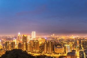 Taipei skyline, Taiwan