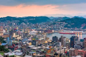 Keelung skyline, Taiwan