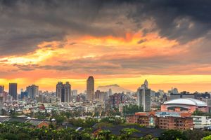 Xinbei, New Taipei cityscape, Taiwan