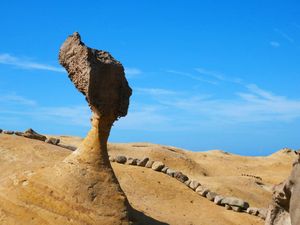 Queen’s Head Stone, Yehliu Geopark, New Taipei, Taiwan