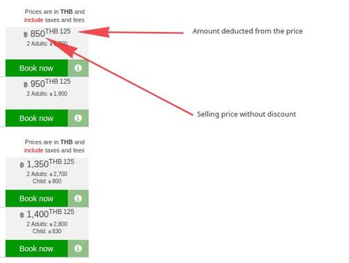 Discounted price for corporate customers