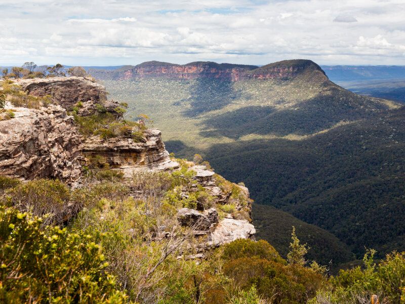 Lookout in Blue Mountains, New South Wales, Australia.